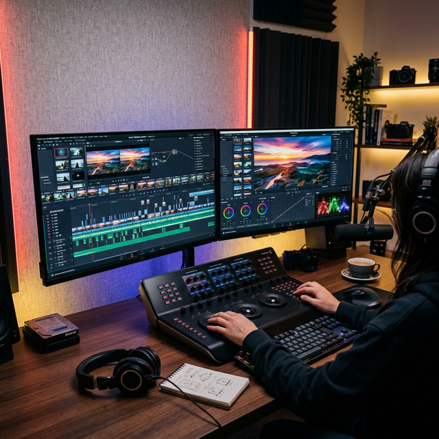Video Editing Workspace