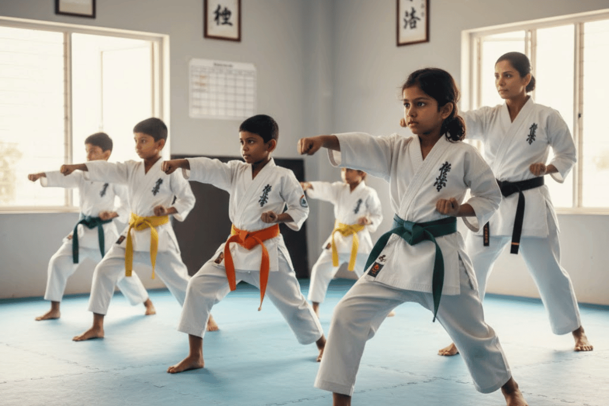 Karate course at Sudar Academy
