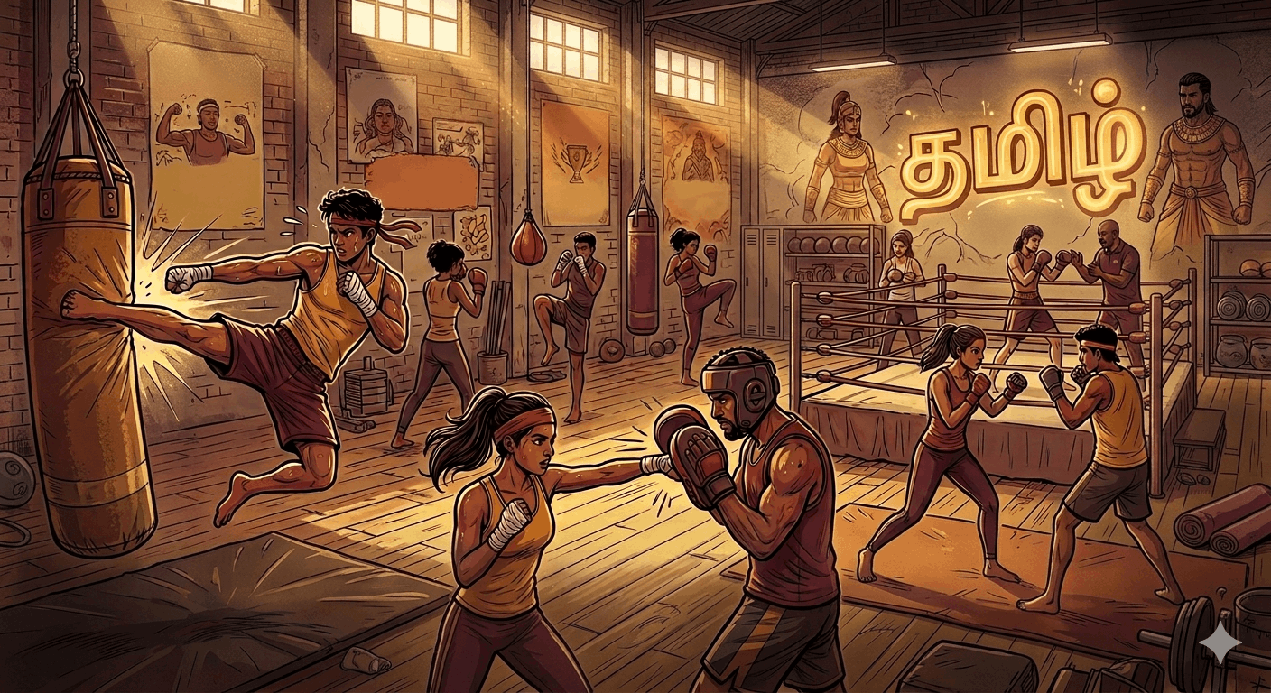 Kids Kick Boxing Training